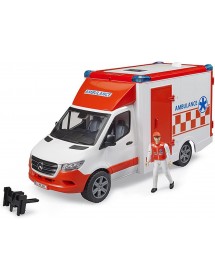 Ambulância MB Sprinter Com Motorista e Módulo de Luz e Som