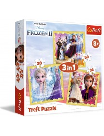 Puzzle 3 em 1 - Frozen II