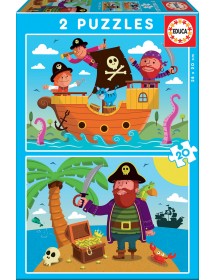 Puzzle Duplo - Piratas